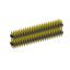 2233DI-072G-2616 (3x24) вилка открытая прямая с двойным изолятором трехрядная на плату для монтажа в отверстия, шаг 2,54 x 2,54 мм, 3х24 конт.