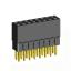 2207SDI-16G-2B розетка прямая двухрядная с увеличенным изолятором (гнездо) на плату для монтажа в отверстия, шаг 2,00 x 2,00 мм, А=3,8мм, В=9,35мм, 2х8 конт.