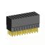 1999SDI-044G-2B розетка прямая четырехрядная с увеличенным изолятором (гнездо) на плату для монтажа в отверстия, шаг 2,00 x 2,00 мм, А=3,8мм, В=9,35мм, 4х11 конт.