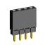 2209SDI-04G-1A розетка прямая однорядная с увеличенным изолятором (гнездо) на плату для монтажа в отверстия, шаг 2,00 мм, А=2,3мм, В=7,85мм, 4 конт.