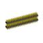 2233DI-078G-2616 (3x26) вилка открытая прямая с двойным изолятором трехрядная на плату для монтажа в отверстия, шаг 2,54 x 2,54 мм, 3х26 конт.