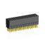 1999SDI-068G-2B розетка прямая четырехрядная с увеличенным изолятором (гнездо) на плату для монтажа в отверстия, шаг 2,00 x 2,00 мм, А=3,8мм, В=9,35мм, 4х17 конт.