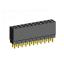 2207SDI-22G-1A розетка прямая двухрядная с увеличенным изолятором (гнездо) на плату для монтажа в отверстия, шаг 2,00 x 2,00 мм, А=2,3мм, В=7,85мм, 2х11 конт.