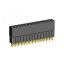 2207SDI-30G-3A розетка прямая двухрядная с увеличенным изолятором (гнездо) на плату для монтажа в отверстия, шаг 2,00 x 2,00 мм, А=2,3мм, В=10,85мм, 2х15 конт.