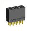 2207SDI-10G-1A розетка прямая двухрядная с увеличенным изолятором (гнездо) на плату для монтажа в отверстия, шаг 2,00 x 2,00 мм, А=2,3мм, В=7,85мм, 2х5 конт.