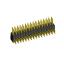 2215R-32G-383970 (2x16) вилка открытая угловая с увеличенным изолятором двухрядная на плату для монтажа в отверстия, шаг 2,54 x 2,54 мм, 2х16 конт.