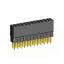 2207SDI-24G-2B розетка прямая двухрядная с увеличенным изолятором (гнездо) на плату для монтажа в отверстия, шаг 2,00 x 2,00 мм, А=3,8мм, В=9,35мм, 2х12 конт.