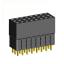 2203SDI-024G-3A розетка прямая трехрядная с увеличенным изолятором (гнездо) на плату для монтажа в отверстия, шаг 2,00 x 2,00 мм, А=2,3мм, В=10,85мм, 3х8 конт.