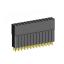 2207SDI-26G-5A розетка прямая двухрядная с увеличенным изолятором (гнездо) на плату для монтажа в отверстия, шаг 2,00 x 2,00 мм, А=2,3мм, В=13,85мм, 2х13 конт.