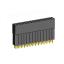 2207SDI-28G-5A розетка прямая двухрядная с увеличенным изолятором (гнездо) на плату для монтажа в отверстия, шаг 2,00 x 2,00 мм, А=2,3мм, В=13,85мм, 2х14 конт.