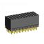 1999SDI-040G-1A розетка прямая четырехрядная с увеличенным изолятором (гнездо) на плату для монтажа в отверстия, шаг 2,00 x 2,00 мм, А=2,3мм, В=7,85мм, 4х10 конт.