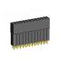 2207SDI-24G-5A розетка прямая двухрядная с увеличенным изолятором (гнездо) на плату для монтажа в отверстия, шаг 2,00 x 2,00 мм, А=2,3мм, В=13,85мм, 2х12 конт.