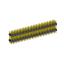 2233DI-087G-2616 (3x29) вилка открытая прямая с двойным изолятором трехрядная на плату для монтажа в отверстия, шаг 2,54 x 2,54 мм, 3х29 конт.