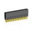 2207SDI-32G-2B розетка прямая двухрядная с увеличенным изолятором (гнездо) на плату для монтажа в отверстия, шаг 2,00 x 2,00 мм, А=3,8мм, В=9,35мм, 2х16 конт.