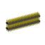 2233DI-066G-2616 (3x22) вилка открытая прямая с двойным изолятором трехрядная на плату для монтажа в отверстия, шаг 2,54 x 2,54 мм, 3х22 конт.