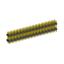 2233DI-099G-2616 (3x33) вилка открытая прямая с двойным изолятором трехрядная на плату для монтажа в отверстия, шаг 2,54 x 2,54 мм, 3х33 конт.