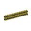 2233DI-102G-2616 (3x34) вилка открытая прямая с двойным изолятором трехрядная на плату для монтажа в отверстия, шаг 2,54 x 2,54 мм, 3х34 конт.