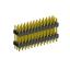 2233DI-039G-2616 (3x13) вилка открытая прямая с двойным изолятором трехрядная на плату для монтажа в отверстия, шаг 2,54 x 2,54 мм, 3х13 конт.