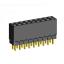 2207SDI-18G-1A розетка прямая двухрядная с увеличенным изолятором (гнездо) на плату для монтажа в отверстия, шаг 2,00 x 2,00 мм, А=2,3мм, В=7,85мм, 2х9 конт.