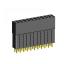 2207SDI-22G-5A розетка прямая двухрядная с увеличенным изолятором (гнездо) на плату для монтажа в отверстия, шаг 2,00 x 2,00 мм, А=2,3мм, В=13,85мм, 2х11 конт.