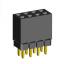2207SDI-08G-1A розетка прямая двухрядная с увеличенным изолятором (гнездо) на плату для монтажа в отверстия, шаг 2,00 x 2,00 мм, А=2,3мм, В=7,85мм, 2х4 конт.