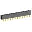 2209S-17G (PBS2-17, DS1026-01-1x17S8BV) розетка прямая однорядная (гнездо) на плату для монтажа в отверстия, шаг 2,00 мм, 17 конт.; P=2,0мм; 17-конт.