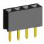 2209S-04G (PBS2-4, DS1026-01-1x04S8BV) розетка прямая однорядная (гнездо) на плату для монтажа в отверстия, шаг 2,00 мм, 4 конт.; P=2,0мм; 4-конт.