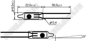 M622 микровыключатель отклонения радиальный