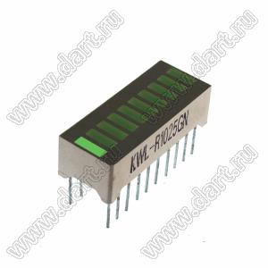 B10G (RL-L2500GAD/B4) шкала светодиодная; зеленый; 570нм