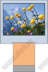 A015AN04-V4 модуль TFT-LCD RGB; 1,5"дюйм; 280x220пикс.; ярк.=180кд/кв.м.; контраст.=150:1; Uпит.=3,3/3,3В