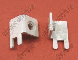 PCB-55(M3) терминал винтовой для пайки в печатную плату; M3x0,5; латунь луженая; 0,8мм
