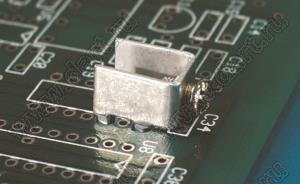 PCB-2(6-32) терминал винтовой для пайки в печатную плату; 6-32UNC; латунь луженая; 0,8мм