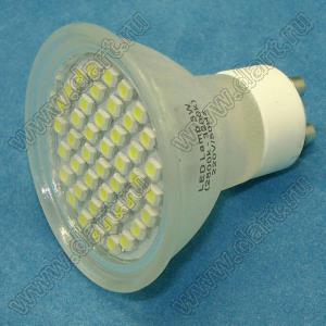 CTW-GU10-3W-PW лампа светодиодная; GU10; 44LEDs; Uп=AC100V-240V 50Hz; P=3Вт; белый нейтральный