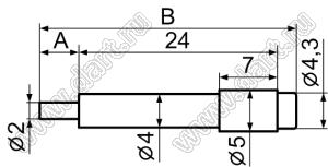 LEM-99 cветовод; A=4,7мм; B=31,0мм; поликарбонат (UL); прозрачный