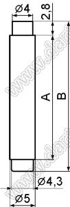 LEM-70 cветовод; A=24,0мм; B=29,0мм; поликарбонат (UL); прозрачный