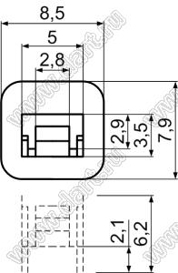 YJHH-4.8 стяжка для проводов; нейлон-66 (UL); натуральный