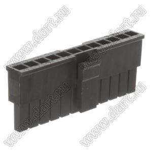 3000HF-12P-1 (Micro-Fit 3.0™ MOLEX 043645-1200) колодка на кабель (розетка) однорядная, шаг 3,0 мм; 12 конт.; шаг 3,0мм; 12-конт.