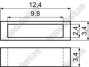 SQCP-3.4 прокладка компонента; нейлон-66 (UL); натуральный