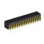2207BR-28G-SM (C6813-28BDGHNTR) розетка прямая двухрядная с боковым входом на плату для поверхностного (SMD) монтажа; шаг 2.00x2.00мм; 28-конт.