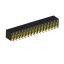 2207BR-32G-SM (C6813-32BDGHNTR) розетка прямая двухрядная с боковым входом на плату для поверхностного (SMD) монтажа; шаг 2.00x2.00мм; 32-конт.