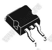 NJVMJB45H11T4G (TO-263/D2PAK) транзистор биполярный; PNP; Iк=10А; Uкэо=80В; hFE min.=60 (min); Pd=50mW