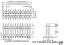 2199SBDI-002G-SMPG-3580 вилка штыревая открытая прямая двухрядная с двойным изолятором и направляющими в плату для поверхностного (SMD) монтажа; шаг 1,27 x 1,27 мм; (2x1) конт.