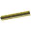 2199R00-74G-301523 вилка штыревая открытая угловая двухрядная на плату для монтажа в отверстия, шаг 1,27 x 1,27 мм, 2x37конт.