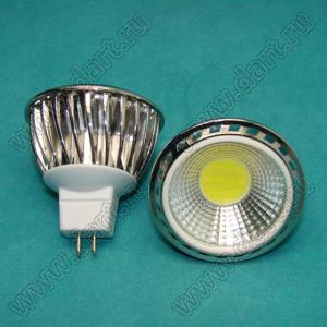 CX-MR16-COB-CW лампа светодиодная; MR16; COB; Uп=AC100V-240V 50Hz; P=4,5Вт; белый холодный