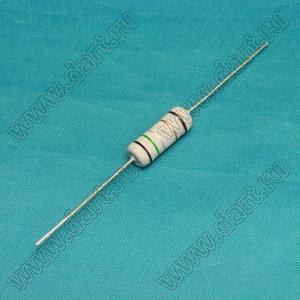 KNP 3W 220R J резистор проволочный; 3 Вт; 220(Ом); 5%