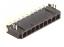 3000WR-S-F-09P (Micro-Fit 3.0™ MOLEX 043650-0909) вилка на плату однорядная угловая SMD с защелками в плату шаг 3,0 мм; 9 конт.; шаг 3,0мм; 9-конт.