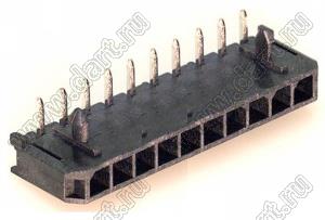 3000WR-10P (Micro-Fit 3.0™ MOLEX 043650-1000) вилка на плату однорядная угловая шаг 3,0 мм; 10 конт.; шаг 3,0мм; 10-конт.