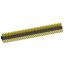 2199R00-78G-301523 вилка штыревая открытая угловая двухрядная на плату для монтажа в отверстия, шаг 1,27 x 1,27 мм, 2x39конт.