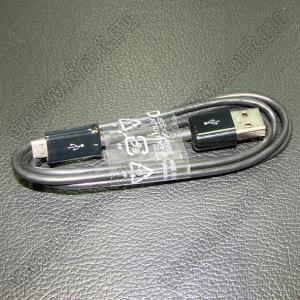 ECC1DU4BBE кабель переходник USB -микро USB черный; L=1м