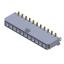 3000WV-S-F-11P (Micro-Fit 3.0™ MOLEX 043650-1121) вилка на плату однорядная прямая SMD с защелками в плату шаг 3,0 мм; 11 конт.; шаг 3,0мм; 11-конт.